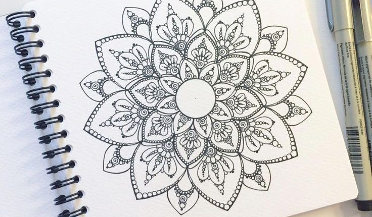 40 Beautiful Mandala Drawing Ideas & How To - Brighter Craft