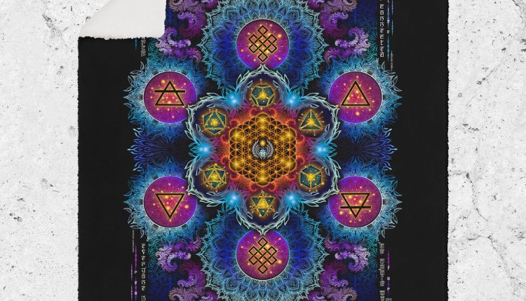ETERNAL ALCHEMY V2 • YANTRART • Sherpa Blanket