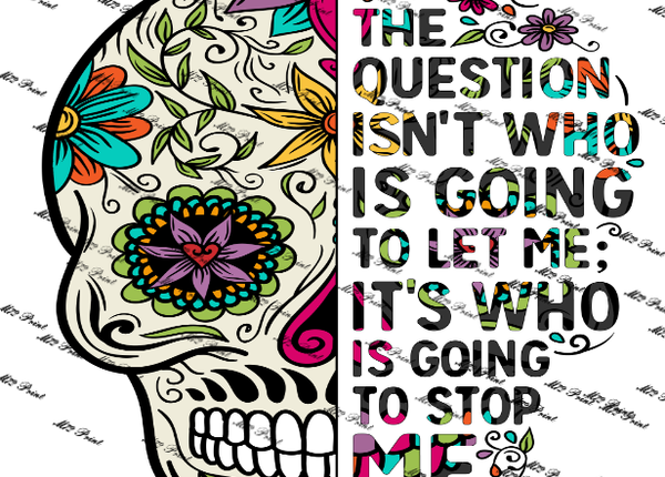 Sugar-Skull Design Coasters with slogans