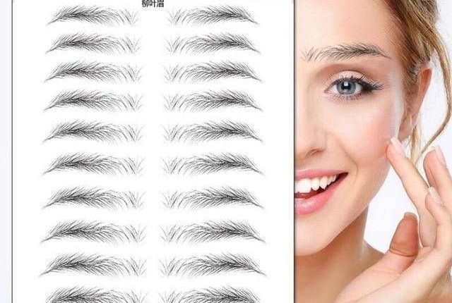 Waterproof Eyebrow Tattoo Sticker - 13